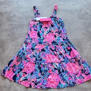 Lilly Pulitzer NWT Loro Dress High Tide Navy in Turtle Amazement, Size XXS